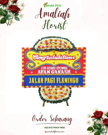 Sewa Papan Bunga Tembok Lor